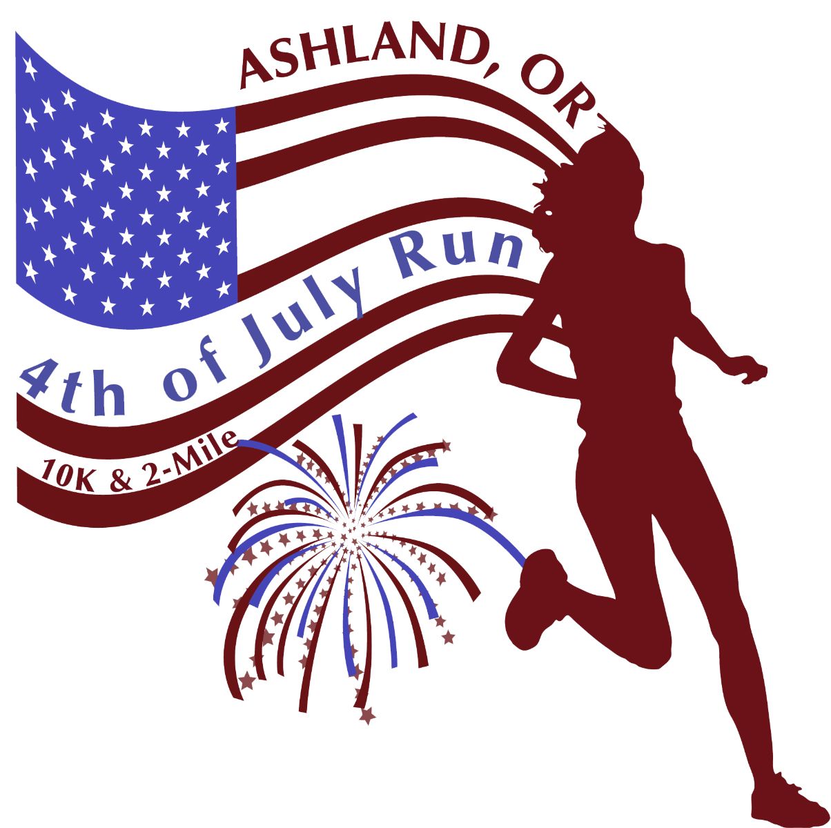 4th July Run Event Logo 