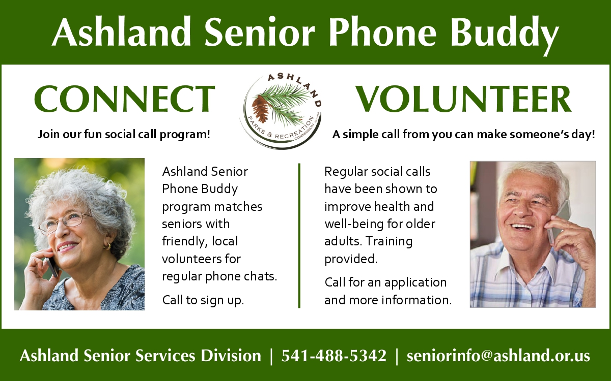 Ashland Senior Phone Buddy: Connect or Volunteer