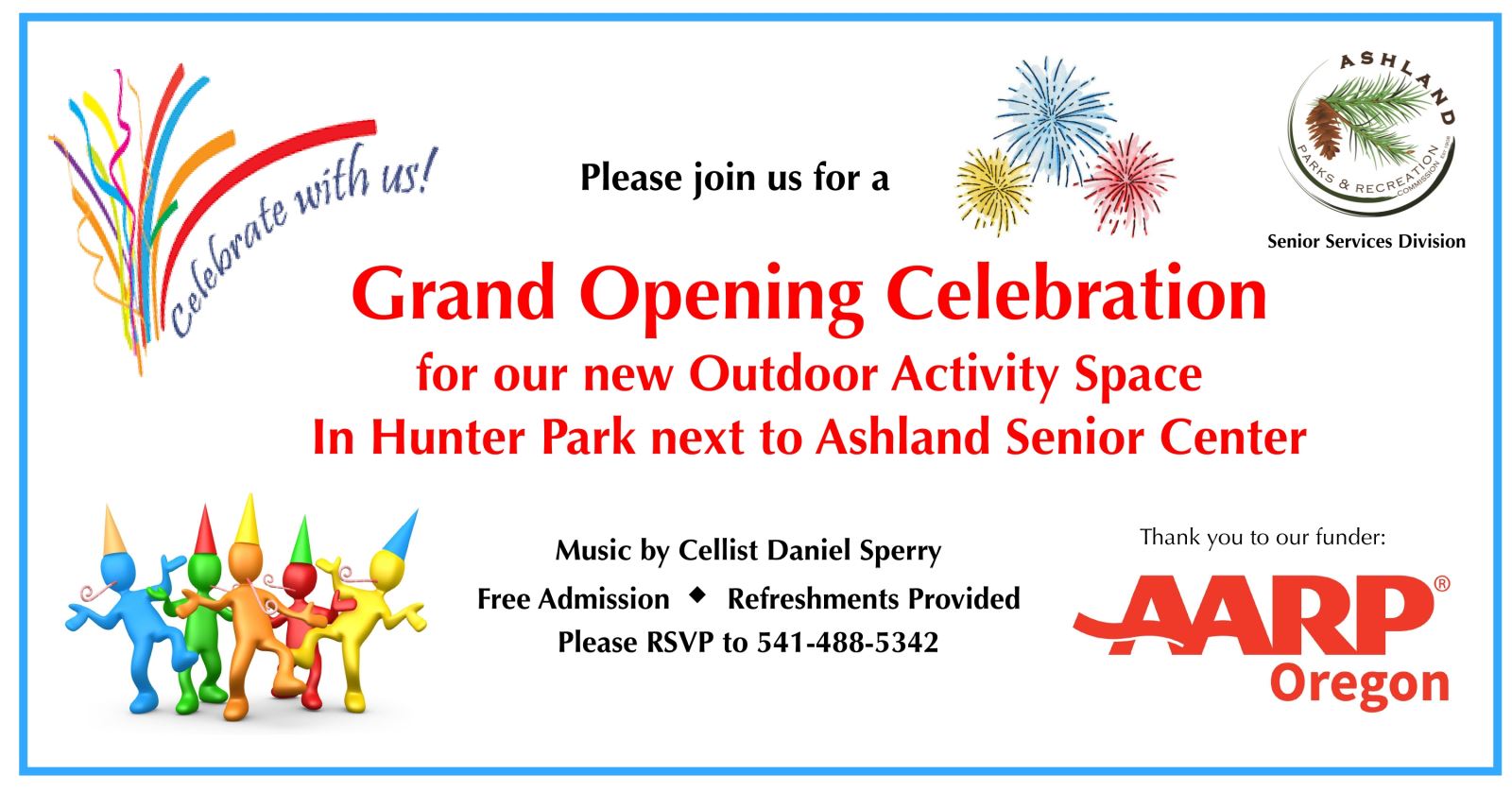 Grand Opening of Outdoor Activity Space at Ashland Senior Center