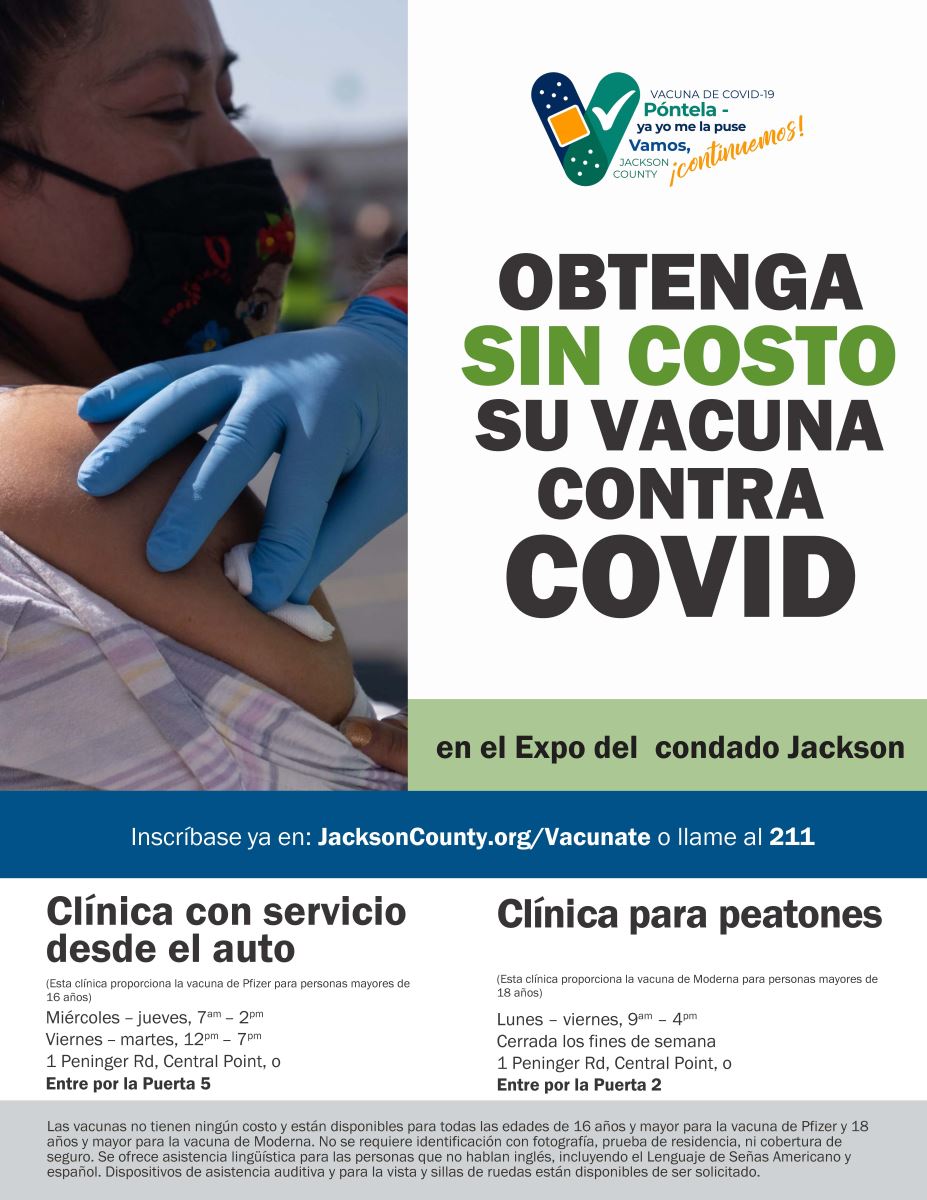 Jackson County Vaccine Clinic Spanish