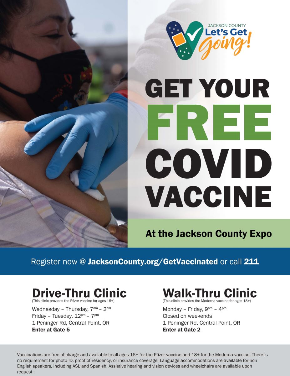 Jackson County Vaccine Clinic English