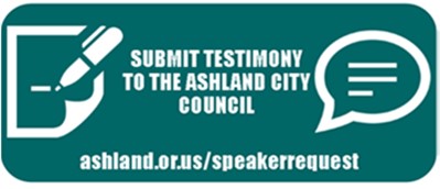 Ashland Council Testimony