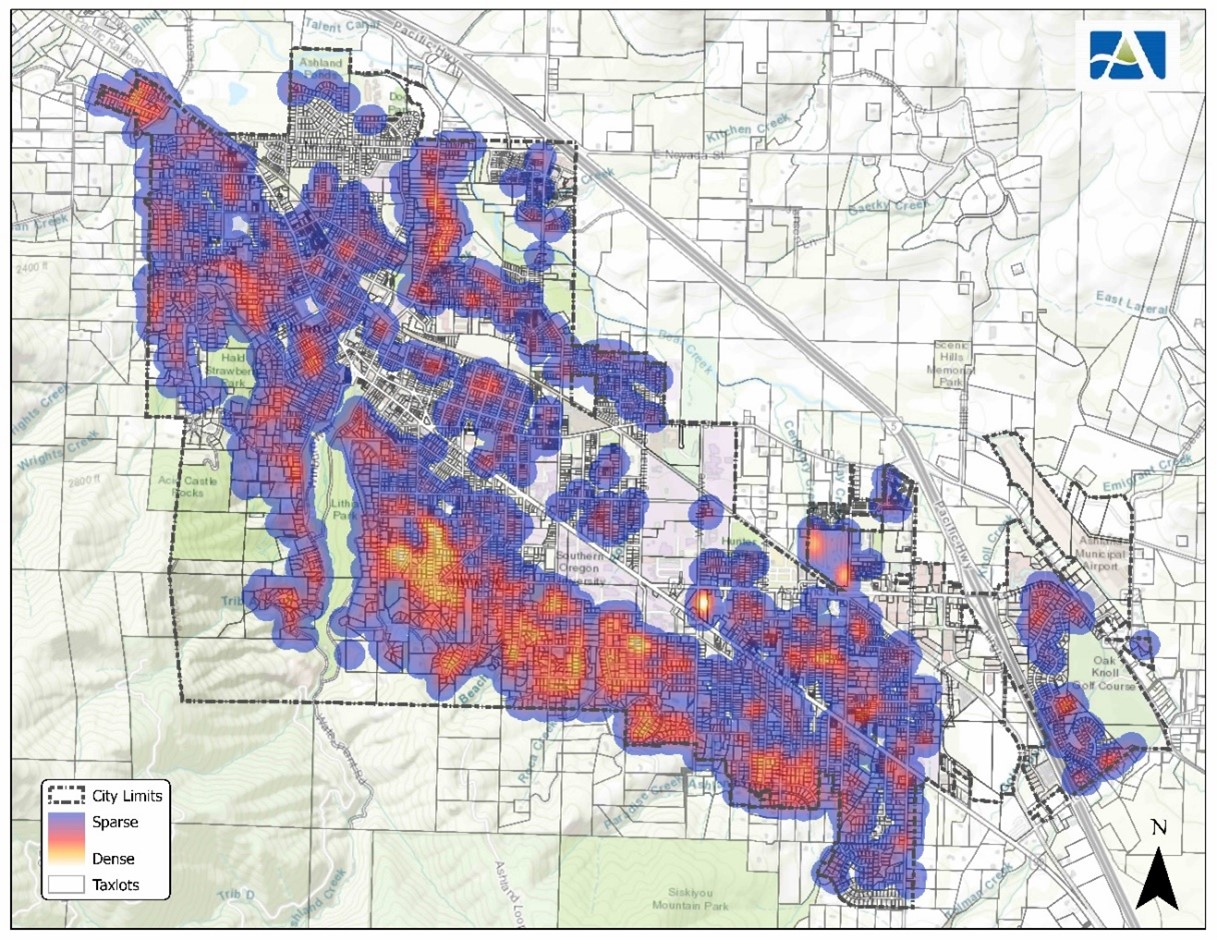 Map of highest wildfire risk